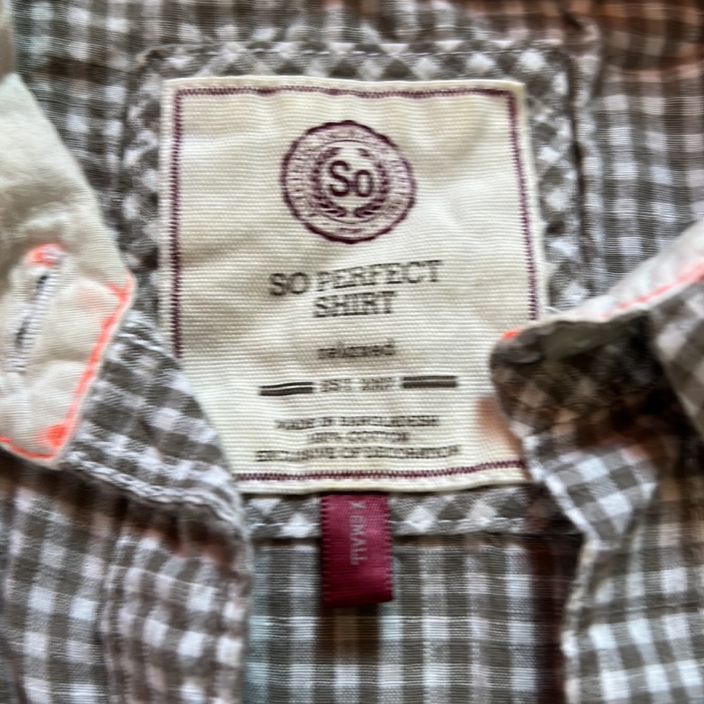 PLAID button down - Picture 2 of 3
